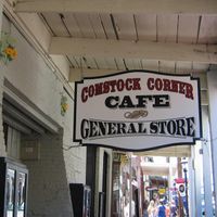The front entrance to the Comstock Corner Cafe and General Store in Virginia City, NV.


 at Comstock Corner Cafe and General Store in Virginia City