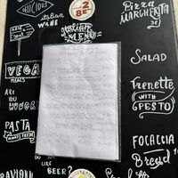 Menu   at la compagna del 28 erbe in Liguria