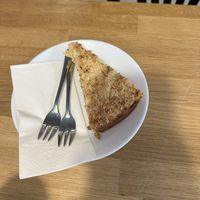 Apple pie with coconut  at Café Marathon in Prague