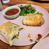 Cheese and spinach roll. at Mama Said Cafe in Red Hill