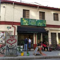 Fachada / Front of building at La Cocinita Verde in Bogota
