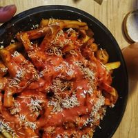 🪐🌱 Salchipapas vegan at La Cocinita Verde in Bogota