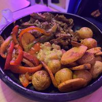 Local dish vegan version  at La Cocinita Verde in Bogota