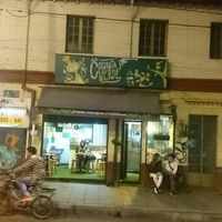 outside  at La Cocinita Verde in Bogota