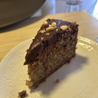 Peanut cake #Veganuary at La Cocinita Verde in Bogota