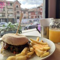 Hamburguesa argentina 👍🏻  at La Cocinita Verde in Bogota
