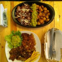 Seitan a la plancha y picada   at La Cocinita Verde in Bogota
