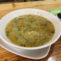 Quinoa soup with menú del día   at De Nobles in Bogota