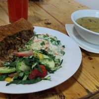 Lechona Vegana 😋 at De Nobles in Bogota