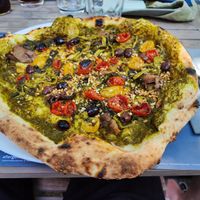 Pizza vegana at da PONE in Zurich