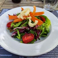 Menu salad at da PONE in Zurich