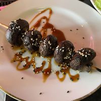 Shroom skewers  at Pretty Boy in Athens