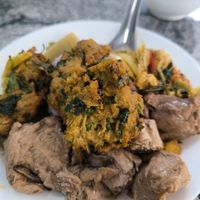 Veg rice at Guwan Im in Phayao