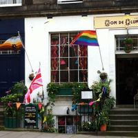 exterior at Cafe Nom De Plume in Edinburgh