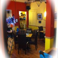 warm and friendly at Cafe Nom De Plume in Edinburgh