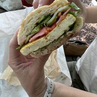 Tofu bahn mi sandwich   at The Farmhouse Deli and Pantry in Douglas