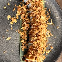 Vegan roll with crispy onions  at H-Sushi in Bourgogne-franche-comté