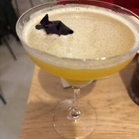 coconut passionfruit cocktail  at Chez Zymo in Paris