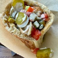 Cauliflower Pita at Sabaraba's in Chamblee