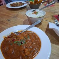 Butter chickn at Meat The Vegans in Hertford