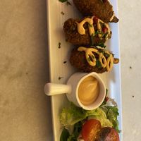 Jackfruit drumsticks   at Meat The Vegans in Hertford