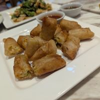 Spring rolls at Jajaa Coffee in Chang Wat Ranong