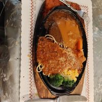 鐵板素豬排 at Kasha New Vegetarian in Taipei