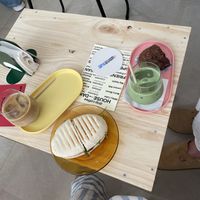 Café y sándwich   at antirush | speciality coffee in Malaga