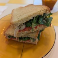 Grilled Vuna sandwich at antirush | speciality coffee in Malaga