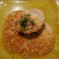 Eggplant in special rice sauce at Japanese Restaurant Bien in Gifu
