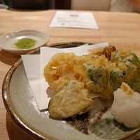 Tempura at Japanese Restaurant Bien in Gifu