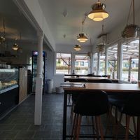 Inside the restaurant at Mulles madglæde in Nyborg