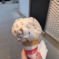 Mint chip small scoop at Salt & Straw in Las Vegas