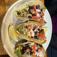 Tofu tacos at Ranch Camp Woodstock in Woodstock