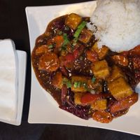 General Tso's Tofu at Flavors of Mae Kong Thai Restaurant in El Paso