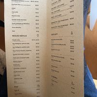 Drinks menu  at Ebe Cafe in Zlin