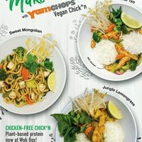 vegan chicken!  at Wok Box in Dartmouth