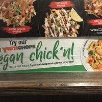 Vegan chick*n at Wok Box in Dartmouth