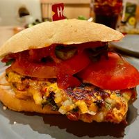 Veg burger  at Nando's Nshama - Town Square  in Dubai