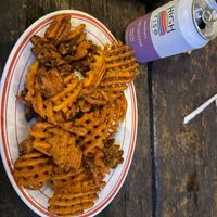 Sweet potato fries and cbd drink!   at M.L.Rose Neighborhood Pub - Melrose in Nashville