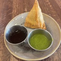 Jalapeño samosa   at Say She Ate - Mumbai Inspired cafe in Philadelphia