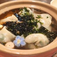 Wonton soup at Zhishen Vegetarian Onigiri - 智深志固 台湾おにぎり in Ito