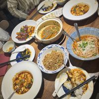 A range of vegan dishes   at Sichuan Kitchen in Comunidad De Madrid