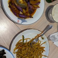 Berenjenas /tallarines con verduras at Sichuan Kitchen in Comunidad De Madrid