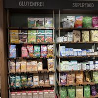 Vegan and gluten freee  at nature first apotheke and drogeri in Zürich