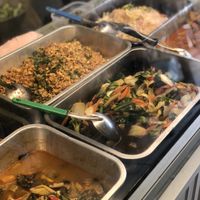 Food  at Sangwiroon Vegetarian in Chiang Mai