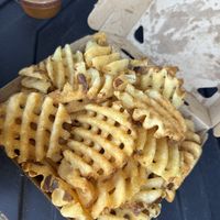 Waffle fries, signature sauce   at Buffalo Eatz in Charlotte
