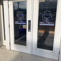 Outside  of building at Boba Works in Ocean City