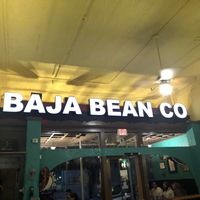 Sign inside says Baja Bean Co   at Baja Bean Co in Staunton
