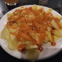 Patatas bravas at Loukanikos in Madrid